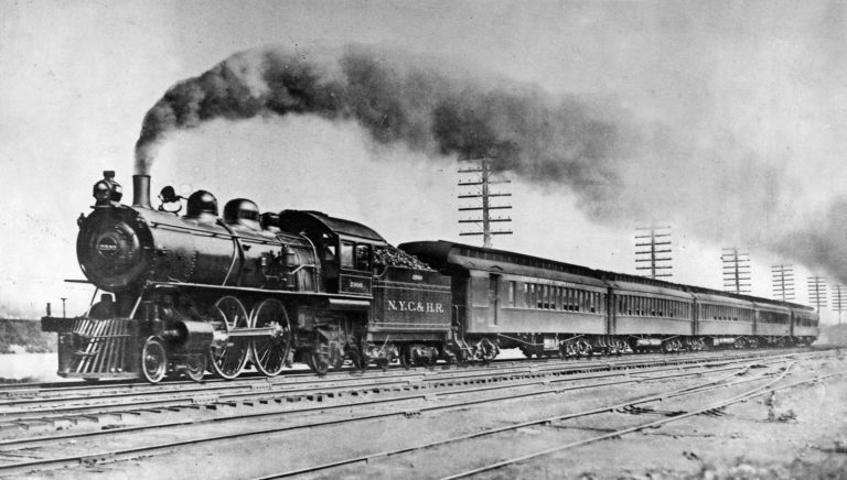 History New York Central Railroad rendering Artist Empire 1893